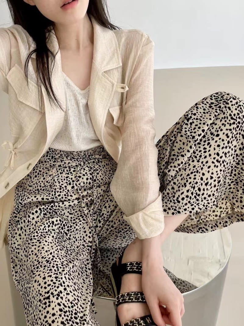 EVERYTHING WITH ME - Korean Children Fashion - #Kfashion4kids - leopard Pants - 4