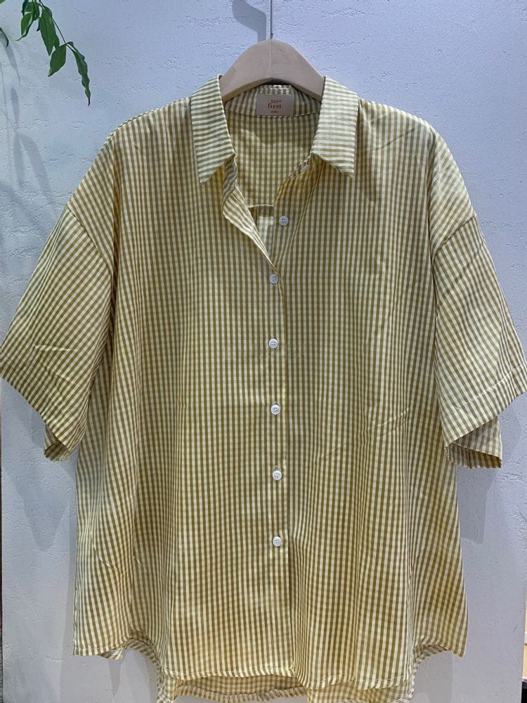 FIRST - Korean Children Fashion - #Kfashion4kids - Check Check Shirt - 3