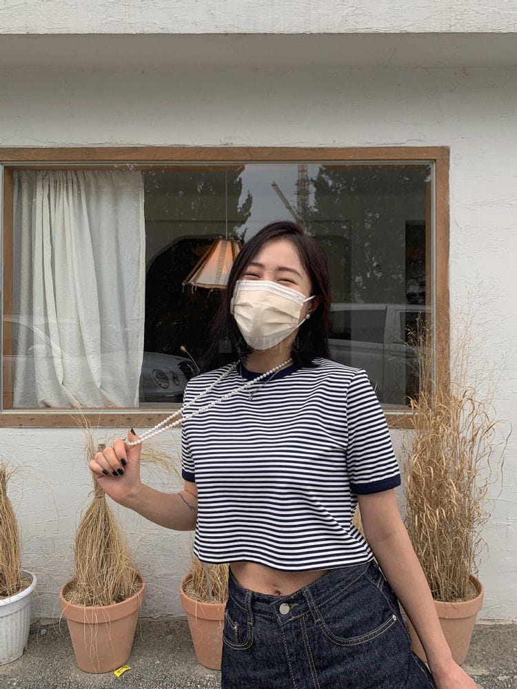FIRST - Korean Children Fashion - #Kfashion4kids - Stripes Crop Tee - 2