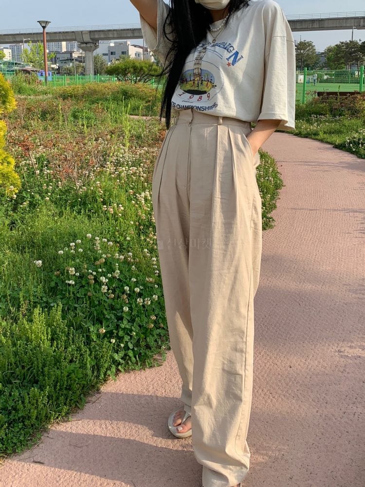 FIRST - Korean Children Fashion - #Kfashion4kids - Beach Linen Pants - 3