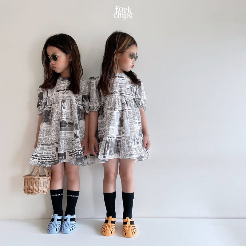 FORK CHIPS - Korean Children Fashion - #Kfashion4kids - Ohau One-piece - 11