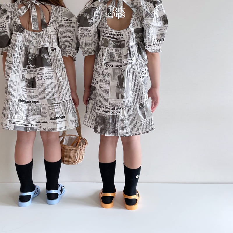 FORK CHIPS - Korean Children Fashion - #Kfashion4kids - Ohau One-piece - 5