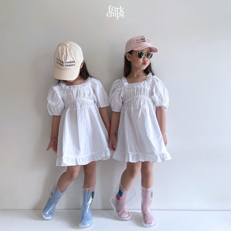 FORK CHIPS - Korean Children Fashion - #Kfashion4kids - Pure One-piece