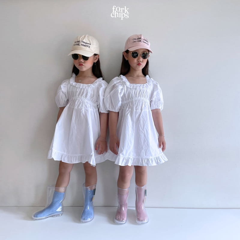 FORK CHIPS - Korean Children Fashion - #Kfashion4kids - Pure One-piece - 10
