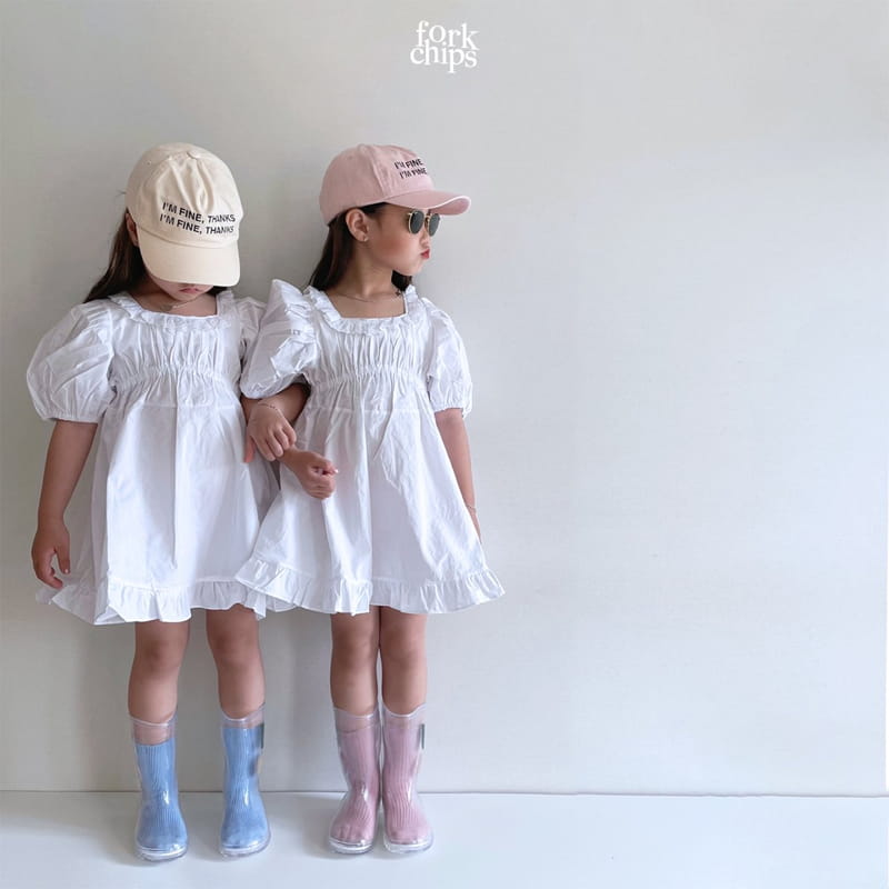 FORK CHIPS - Korean Children Fashion - #Kfashion4kids - Pure One-piece - 3
