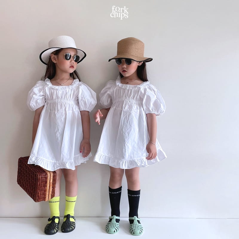 FORK CHIPS - Korean Children Fashion - #Kfashion4kids - Pure One-piece - 7