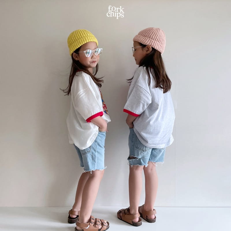 FORK CHIPS - Korean Children Fashion - #Kfashion4kids - A Bear Tee - 5