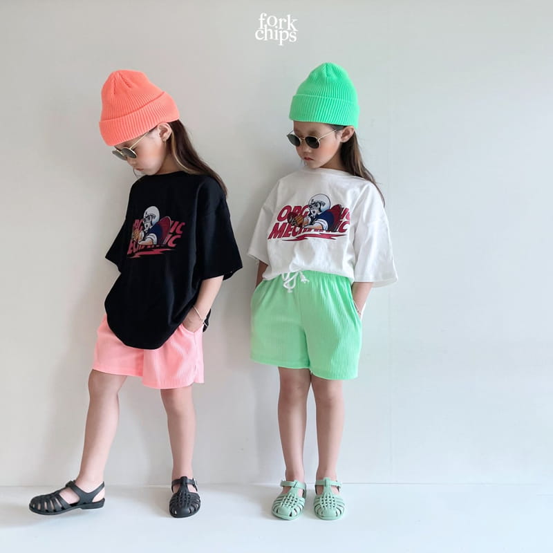 FORK CHIPS - Korean Children Fashion - #Kfashion4kids - Slush Slit Shorts - 9