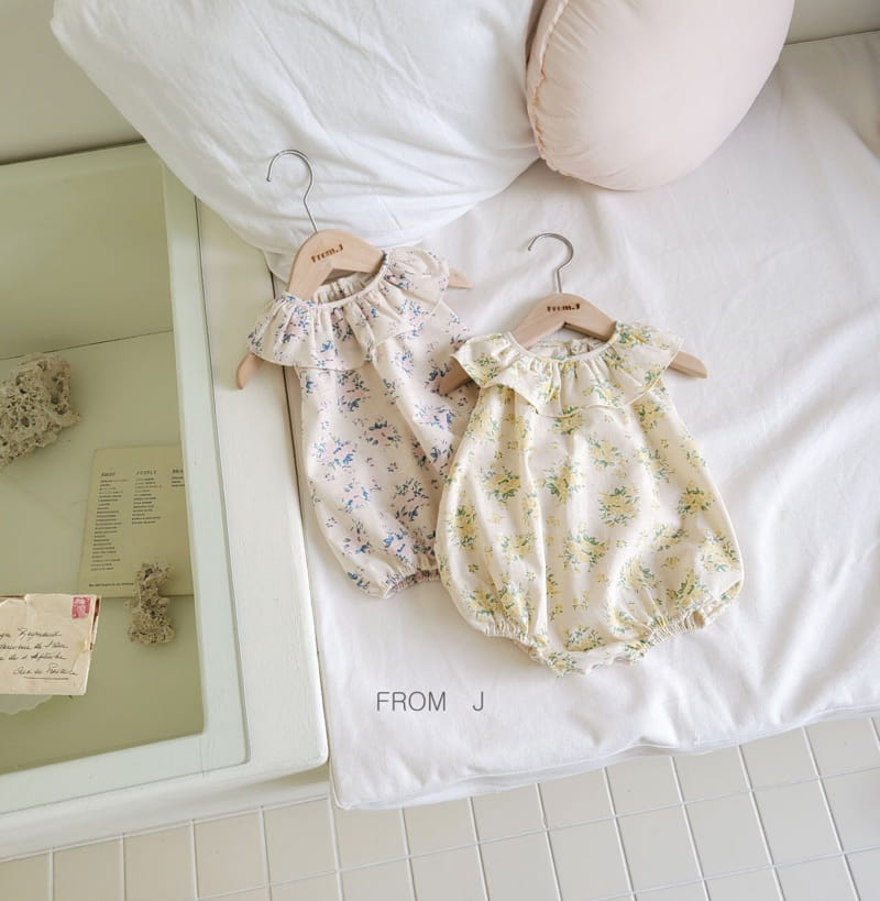 FROM J - Korean Children Fashion - #Kfashion4kids - Rani Flower Bodysuit - 12