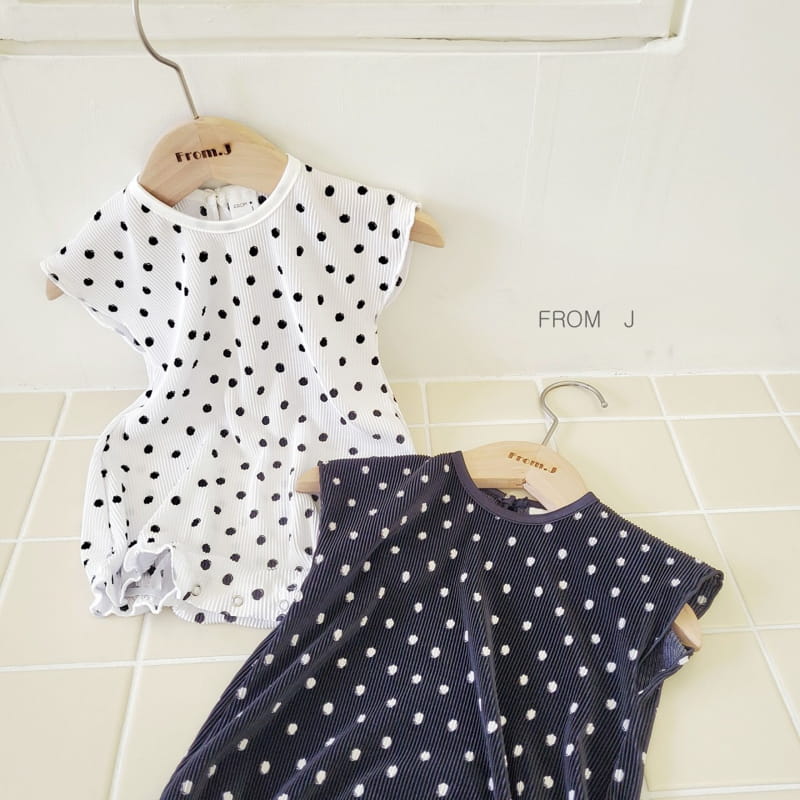 FROM J - Korean Children Fashion - #Kfashion4kids - Dot Pleats Bodysuit - 10
