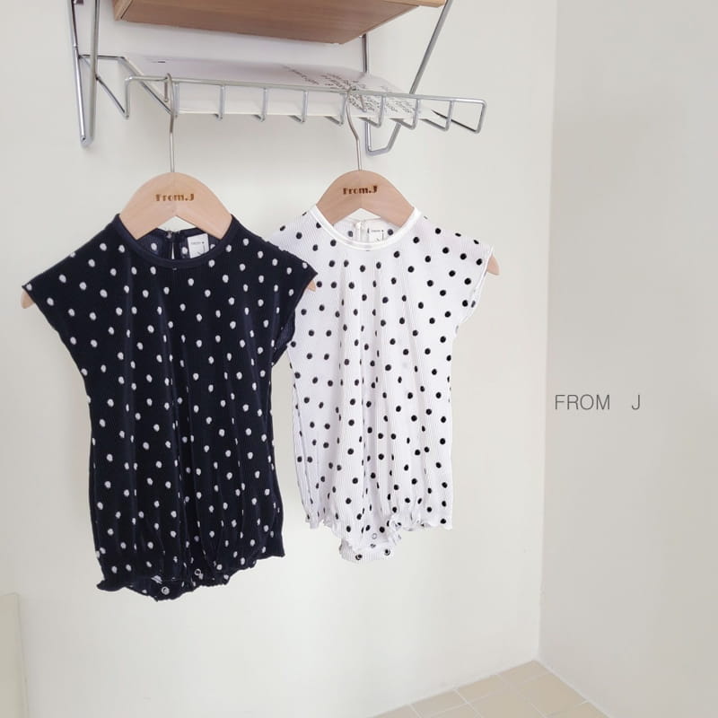 FROM J - Korean Children Fashion - #Kfashion4kids - Dot Pleats Bodysuit - 12