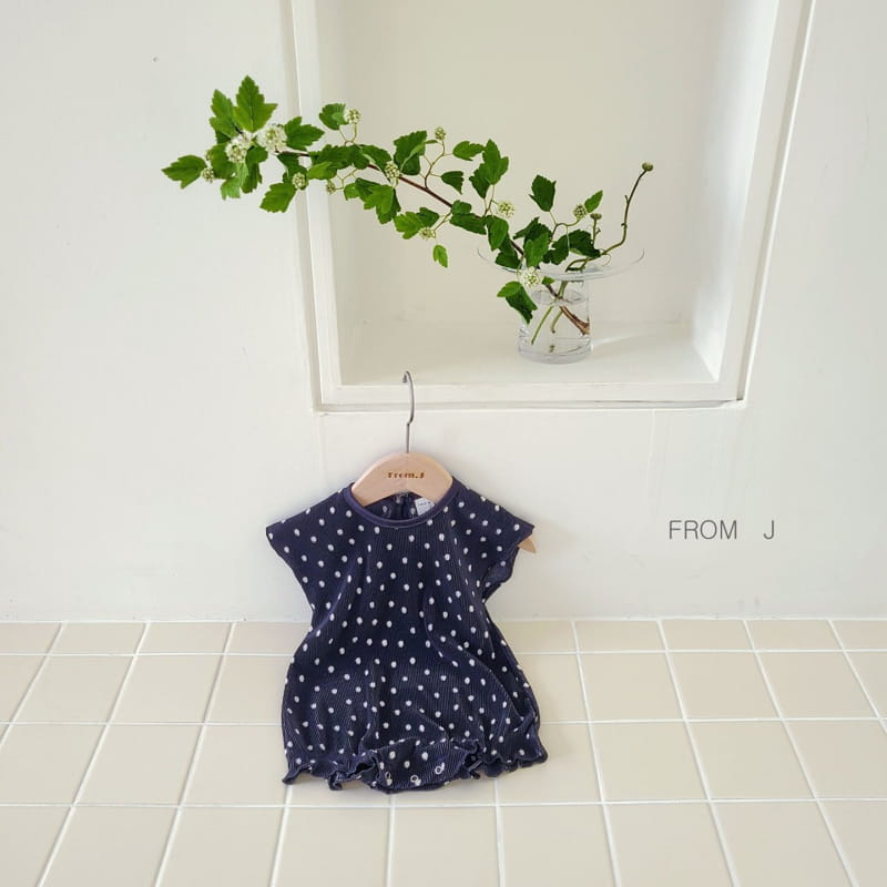 FROM J - Korean Children Fashion - #Kfashion4kids - Dot Pleats Bodysuit - 3