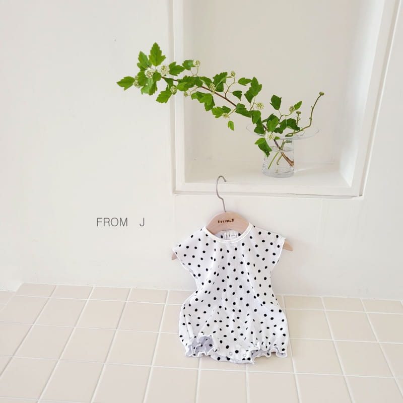 FROM J - Korean Children Fashion - #Kfashion4kids - Dot Pleats Bodysuit - 4