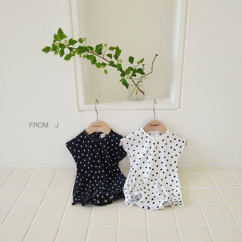 FROM J - Korean Children Fashion - #Kfashion4kids - Dot Pleats Bodysuit - 5