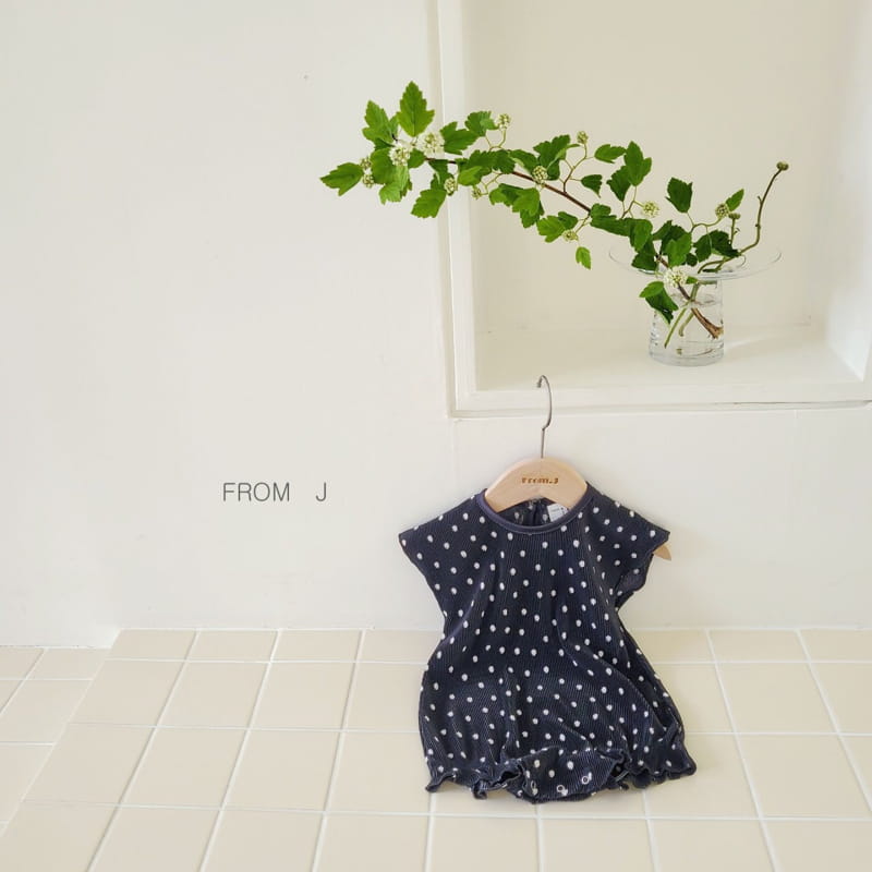 FROM J - Korean Children Fashion - #Kfashion4kids - Dot Pleats Bodysuit - 6
