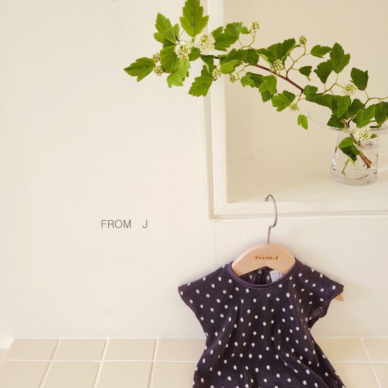 FROM J - Korean Children Fashion - #Kfashion4kids - Dot Pleats Bodysuit - 7