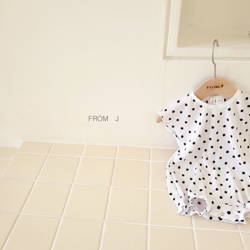 FROM J - Korean Children Fashion - #Kfashion4kids - Dot Pleats Bodysuit - 8