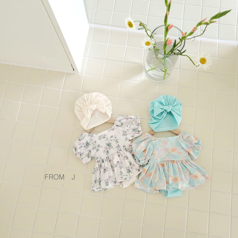 FROM J - Korean Children Fashion - #Kfashion4kids - Puff Balloom Swim Wear - 3