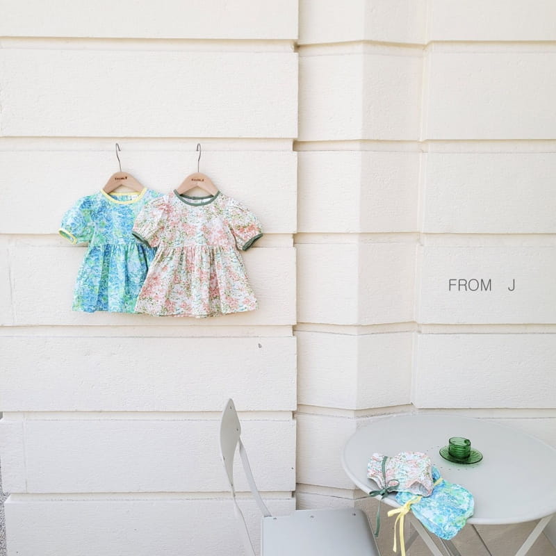 FROM J - Korean Children Fashion - #Kfashion4kids - Roman Frill One-piece