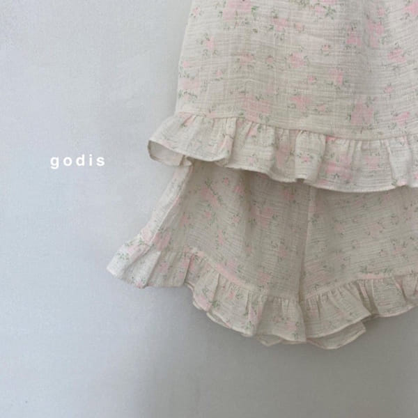 GODIS - Korean Children Fashion - #Kfashion4kids - Flower Mood Frill Top Bottom Set - 10