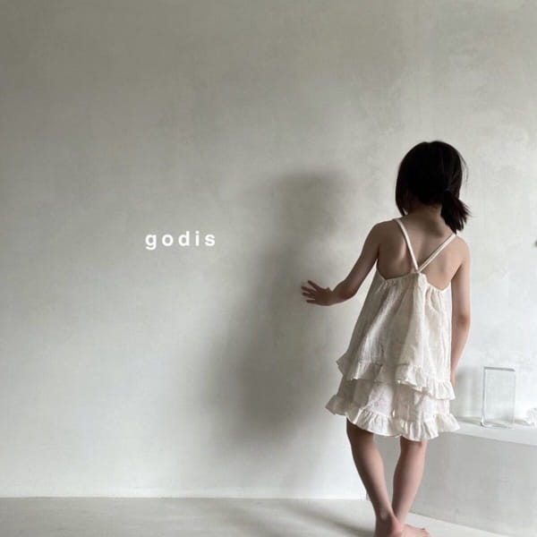 GODIS - Korean Children Fashion - #Kfashion4kids - Flower Mood Frill Top Bottom Set - 12