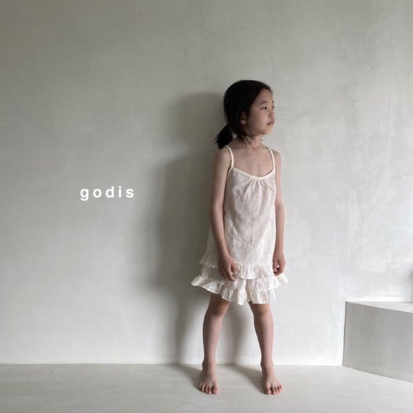 GODIS - Korean Children Fashion - #Kfashion4kids - Flower Mood Frill Top Bottom Set - 8