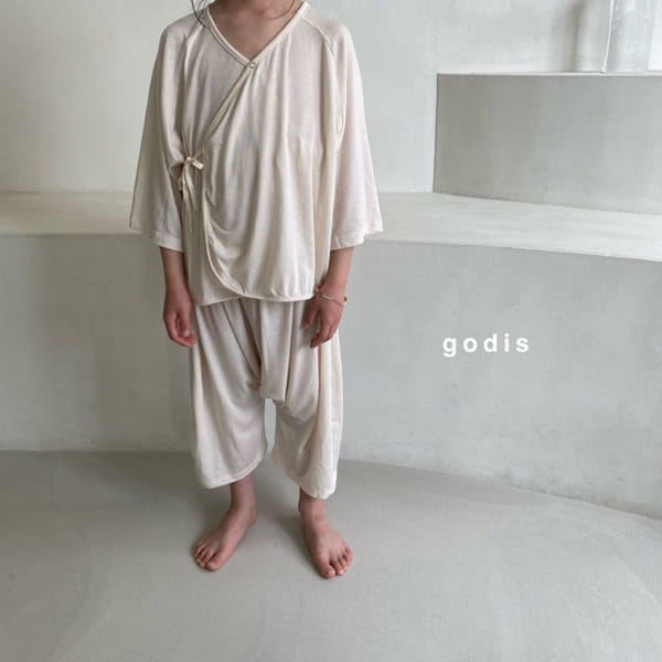 GODIS - Korean Children Fashion - #Kfashion4kids - Bennet Lounge Top Bottom Set - 5