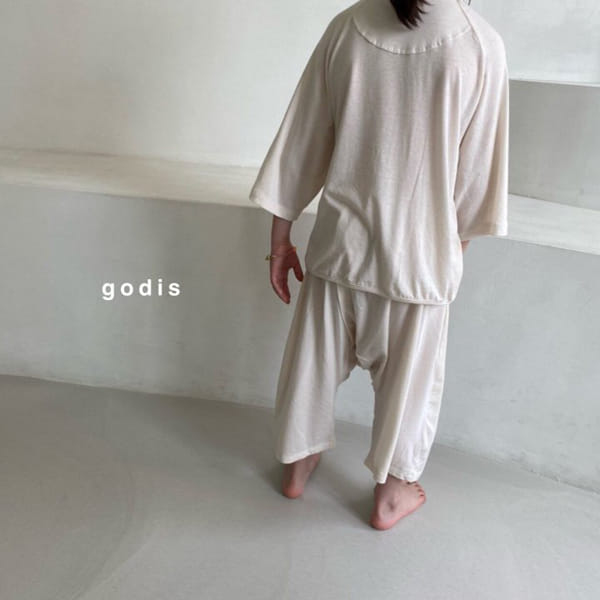 GODIS - Korean Children Fashion - #Kfashion4kids - Bennet Lounge Top Bottom Set - 6