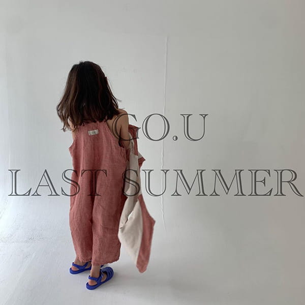 GO;U - Korean Children Fashion - #Kfashion4kids - Bang Bang Linen Overall