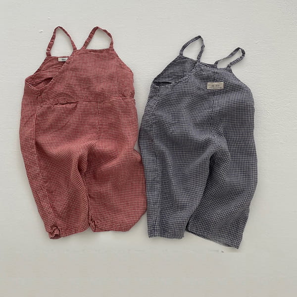 GO;U - Korean Children Fashion - #Kfashion4kids - Bang Bang Linen Overall - 4