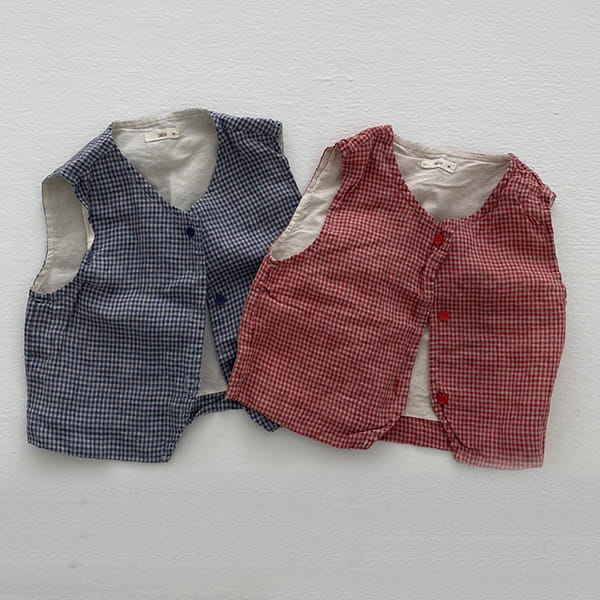 GO;U - Korean Children Fashion - #Kfashion4kids - Linen Gogo Vest - 7
