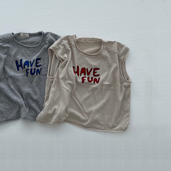 GO;U - Korean Children Fashion - #Kfashion4kids - Funny Sleeveless - 2
