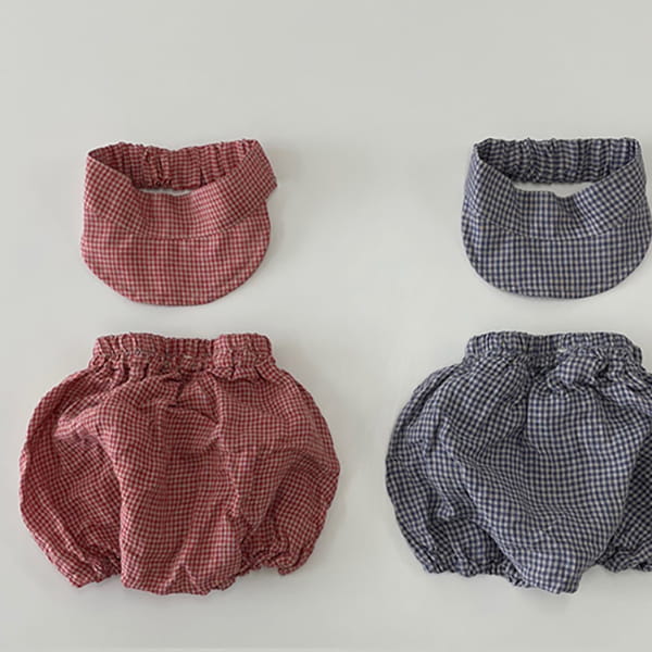 GO;U - Korean Children Fashion - #Kfashion4kids - Bloomer Cap Set