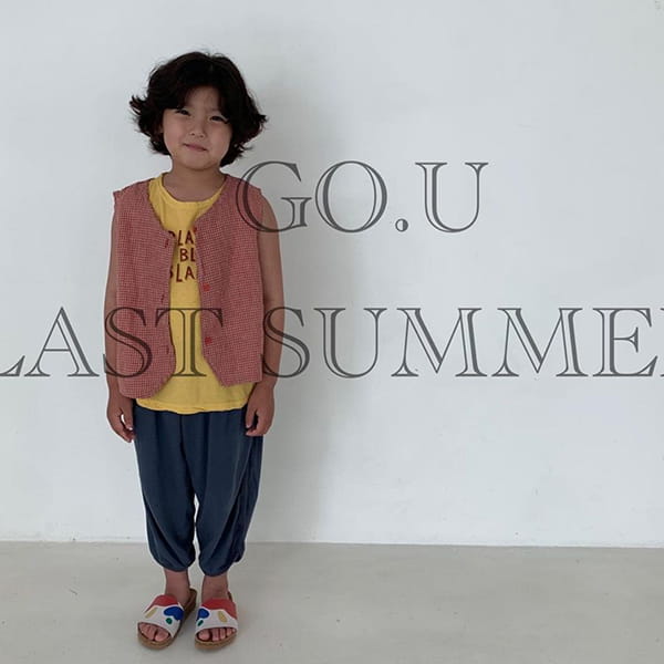 GO;U - Korean Children Fashion - #Kfashion4kids - Capri Pants - 2