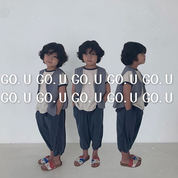 GO;U - Korean Children Fashion - #Kfashion4kids - Capri Pants - 3