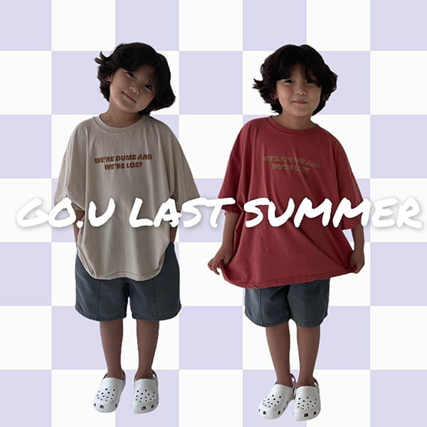 GO;U - Korean Children Fashion - #Kfashion4kids - Denim Shorts - 3
