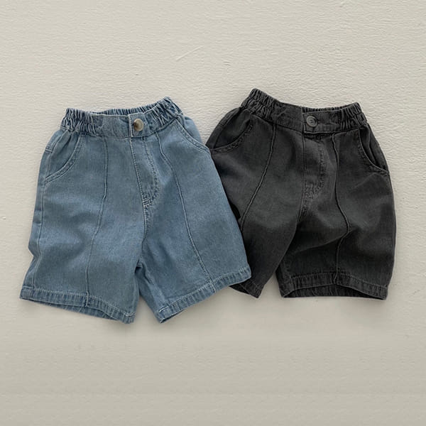 GO;U - Korean Children Fashion - #Kfashion4kids - Denim Shorts - 4