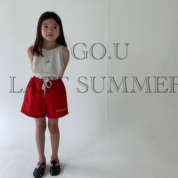 GO;U - Korean Children Fashion - #Kfashion4kids - Comfortable String Sleeveless - 2