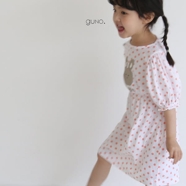 GUNO - Korean Children Fashion - #Kfashion4kids - Cloud Rabbit One-piece - 5
