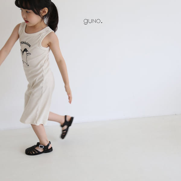 GUNO - Korean Children Fashion - #Kfashion4kids - Penguin One-piece