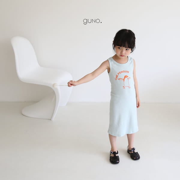 GUNO - Korean Children Fashion - #Kfashion4kids - Penguin One-piece - 10