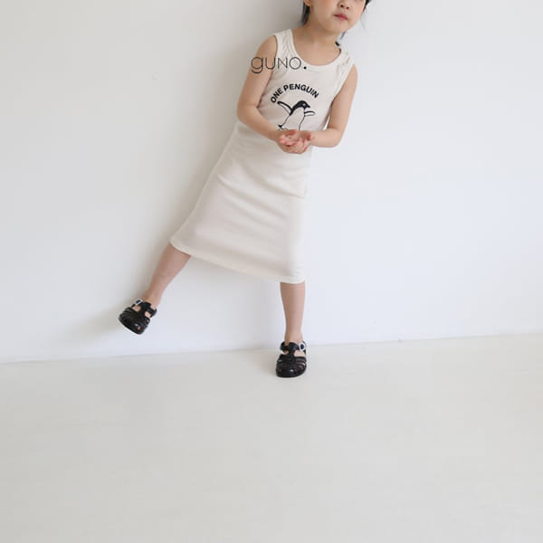 GUNO - Korean Children Fashion - #Kfashion4kids - Penguin One-piece - 8