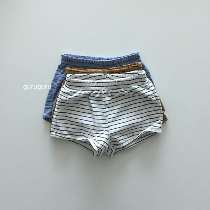 GURU GURU - Korean Children Fashion - #Kfashion4kids - Stripes Shorts