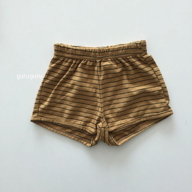 GURU GURU - Korean Children Fashion - #Kfashion4kids - Stripes Shorts - 10