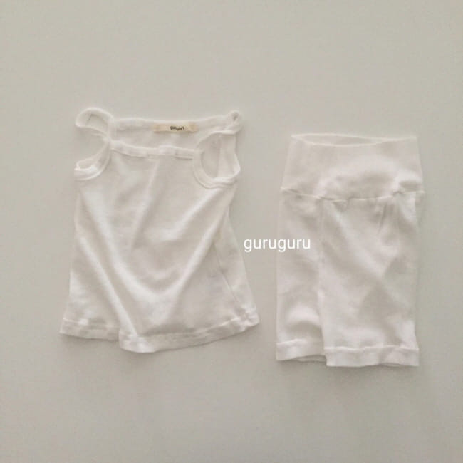 GURU GURU - Korean Children Fashion - #Kfashion4kids - String Sleeveless Easywear - 6
