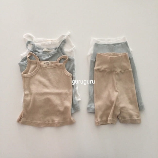 GURU GURU - Korean Children Fashion - #Kfashion4kids - String Sleeveless Easywear - 9
