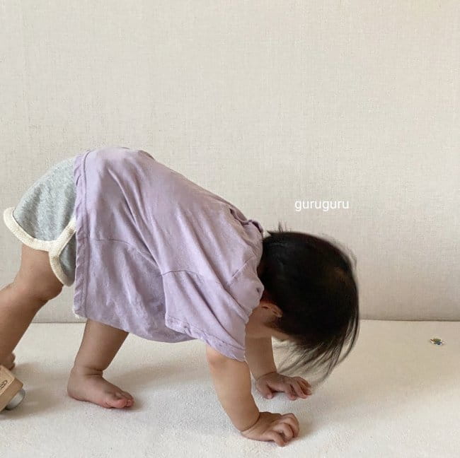 GURU GURU - Korean Children Fashion - #Kfashion4kids - Slit Button Tee - 3