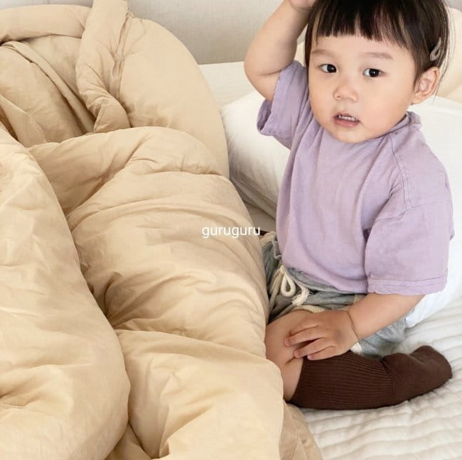 GURU GURU - Korean Children Fashion - #Kfashion4kids - Slit Button Tee - 7