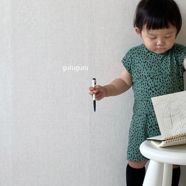 GURU GURU - Korean Children Fashion - #Kfashion4kids - Dots Bodysuit - 3