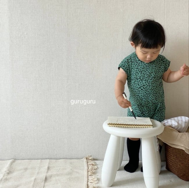 GURU GURU - Korean Children Fashion - #Kfashion4kids - Dots Bodysuit - 4